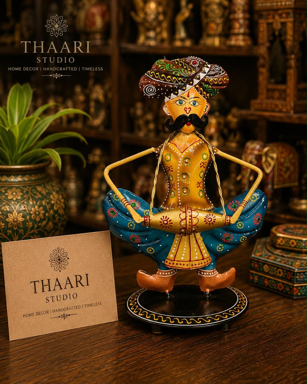 Traditional Rajasthani Lady Figurine